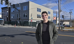 Rich Guido outside his first commercial real estate development as a business owner.
Donna Abbott-Vlahos | Albany Business Review