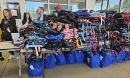 Over 750 backpacks went to students in need in the tri-county area thanks in part to the School Supply Drive, as well as over 75 volunteers.
