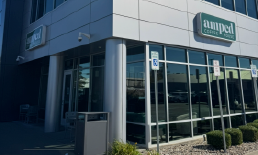 Amped Coffee House Exterior, Pioneer Plaza