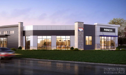 Pioneer & USA Gas Building Rendering